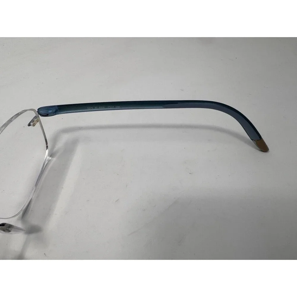 Silhouette 5379 6056 Blue Rimless Eyeglass Frames 40-17-130 Austria Authentic